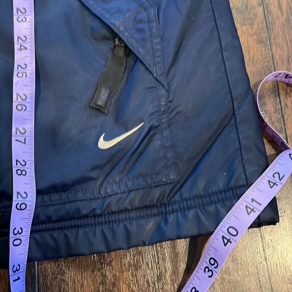 VTG‎ Nike Fleece Lined Windbreaker Navy size Medium in EUC